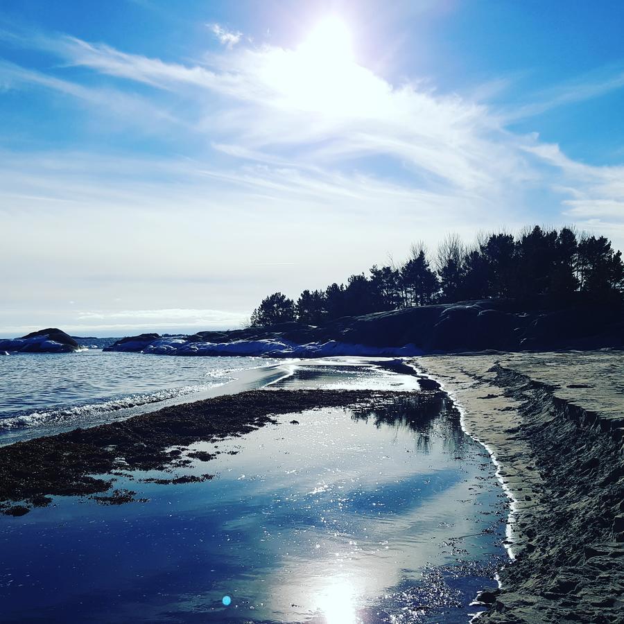 Missionshuset Bed & Breakfast Sandhamn Bagian luar foto